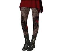 Cocila Black Leggings with Pockets - Women's Plus Size Yoga Pants Size 16 Cotton Trousers Deal of The Day (C, M)