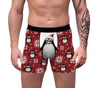 Cocila Boxer Shorts Underpants Trunks 2023 Christmas Men's Sexy Fashion Trend Digital Printed Underwear With Comfortable Breathable Boxers Comfortable Undies for Men