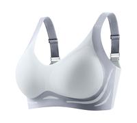 Cocila Bras for Women No Underwire Comfort Super Gather Bra Wireless Lifting Sagging Breasts Skin Tone (Sky Blue, XXL) Black Lace Push Up Jelly 38Dd Gel UK Pushup Non Wired Support Low Back