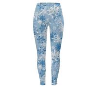 Cocila Christmas Leggings Thermal Cycling Leggings Women Tartan Trousers Women Yellow Trousers Women UK Ladies Leisure Trousers Leggings with Wide Waistband Deal of The Day (Light Blue, M)