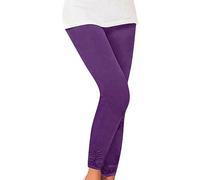 Cocila Christmas Leggings Women's Fleece Leggings Drawstring Running Leggings Womens Brown Leggings Age 6 Maternity Jogging Bottoms Brown Plus Size Leggings Deal of The Day (Purple, XL)