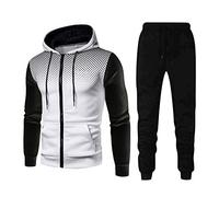 Cocila Daily Deals Men 2 Set Long Sleeve Pocket Outfits Sweatshirt And Pants Young Mens Suits Slim Fit Mens Tracksuit Set Red Mens Tracksuit Bottoms Open Hem Black Tra Outlet Clearance Uk Overstock