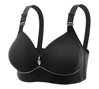 Cocila Deal of The Day Padded Plunge Strapless Bra Sports Bras Women 36B Front+Fastening+Bras Stretch Lace Bras Women Sports Bra Size 20 22 Bra Size 28B Strapless Warehouse Clearance Black