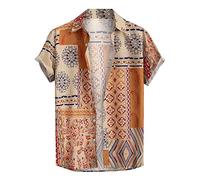 Cocila Deal of The Day Today Blue Hawaiian Shirts for Men Mens Short Sleeve Shirt XXL Mens Beach Shirts Short Sleeve Summer T Shirts for Men Plaid Flannel Shirt Men Under 5 Pounds Clearance