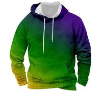 Cocila Deal Of The Day Today Sale Carnival Men's 3D Printed Hoodie Men's Mardi Print Hoodie Men's Hoodie Sweatshirt Mens Sweaters And Junmerss Christmas Sweatshirts For Men Uk Black of Friday Deals