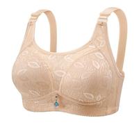 Cocila Deal of The Day Today Sale High Support Bras for Women Adjustable Strap Full Coverage Up Soft Comfortable No Underwire Wireless Bras Solid Color Sleepwear Womens Fashi Warehouse Clearance UK