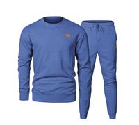 Cocila Deal of The Day Today Sale Mens 2 Piece Outfits Knit Pullover Sweatshirt Tracksuit & Joggers Sweatpants Sweatsuit Sets with Pockets High End Suit Men's Tracksuit Bottoms Black of Friday Week