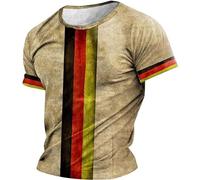 Cocila Deal of The Day Today Sale Mens Dress Shirts 2024 Soccer T Shirt Number T Shirt Germany Men's T Shirt Short Arm Sweat Wicking Round Neck Summer White Long Slee Warehouse Clearance UK Pallets