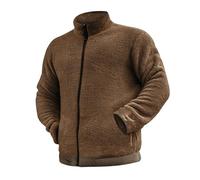 Cocila Deal Of The Day Today Sale Men's Spring Autumn Winter Plush Jacket Insert Pocket Zipper Sweater Fashion Solid Color Warm Loose Fleece Jacket Men Large Trucker Jackets Me Black of Friday 2024