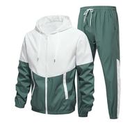 Cocila Deal of The Day Today Sale Tracksuit Mens Full Set Sports Sweater Set Windproof Tracksuit Bottoms Men Casual Sweatshirt Work Sweatpant Light and Breathable to Young Man Travel Sale Clearance