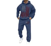 Cocila Deals Men's Casual Fashion Loose 3D Printed Hoodie Pant Set Penguin Suits Black Tracksuit Bottoms Mens Tapered Mens Jogging Bottoms Multipack Men's Hoodie Set Casu Black of Friday Deals 2024