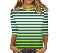 Cocila Deals of The Day Sale Long Sleeve Plain Shirts for Women 2024 UK Crewneck Loose T Shirt Blouse Tops for Work Fashion Strip Pullover Basic Style Ladies Casua Warehouse Clearance Bargains Sale