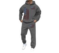 Cocila Deals of The Day Sale Men's Casual Fashion Loose 3D Printed Hoodie Pant Set Summer Suit Black Tracksuit Bottoms Mens Multipack Black Tracksuit Bottoms Mens Pack Me Black of Friday Deals 2024