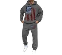 Cocila Deals of The Day Sale Prime Men's Casual Fashion Loose 3D Printed Hoodie Pant Set Penguin Suits Black Tracksuit Bottoms Mens Tapered Mens Jogging Bottoms Multipack Men's Black of Friday Deal