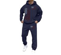 Cocila Deals of The Day Sale Prime Men's Casual Fashion Loose 3D Printed Hoodie Pant Set Summer Suit Black Tracksuit Bottoms Mens Multipack Black Tracksuit Bottoms Mens Pack Men's Sale Clearance 1P