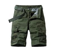 Cocila Deals of The Day UK Mens Outdoor Casual Elastic Waist Relaxed Fit Cotton Lightweight Fishing Hiking Work Shorts Cargo Shorts Mens Work Pants Black Cargo Jeans M Outlet Clearance UK Overstock