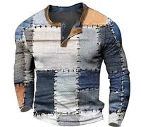 Cocila Flash Deals of The Day Men's Holiday Clothes Deep Purple T Shirts Men Check Flannel Shirts Men Mens Christmas Long Sleeve T Shirts Mens Rugby Style Top Warehouse Deals Clearance