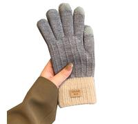 Cocila Gloves Women'S Winter Padded Outdoor Cycling Car Cold Non Screen Driving To Keep Warm Mittens Men Black Leather Mens Ski Ladies Body Warmer Grey Gardening For Women Large Cotton Small