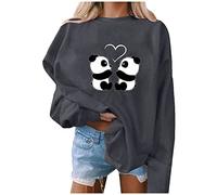 Cocila Guy Fawkes Night Deals Oversized Sweaters For Women Ladies Christmas Tunic Cheap Valentines Gifts Womens Long Sweatshirt Ladies Blouses Size 10 Dresses For Women Uk Sale Clearance 1P Grey
