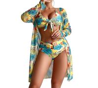 Cocila Guy Fawkes Night Deals Plus Size Bikini Top One Shoulder Bikini Set Women's Bandeau Swimming Costume Metallic Bikini Sets for Women High Waist Bikini Set Warehouse Clearance