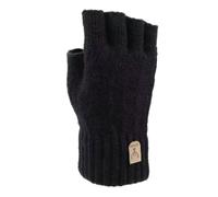 Cocila Half Finger Warm Knit Gloves Thickened For Both Men And Women Autumn Winter Mittens (Black, One Size) Mens Running Black Touch Screen Womens Thermal Waterproof Fingerless Leather Clothes