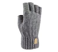 Cocila Half Finger Warm Knit Gloves Thickened For Both Men And Women Autumn Winter Mittens (Grey, One Size) Red Long Mens Thermal Waterproof Touch White Black Coats Touchscreen Liner Knitted