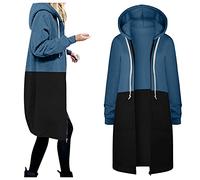 Cocila Hoodies for Women UK Ladies Plain Zip Up Hoodie Womens Fleece Hooded Top Long Sleeves Urban Classics Sweat Parka Cardigan With Front Pockets Soft Stretchable Comfortable Plus Size Jacket