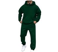 Cocila Hoodies Tracksuit Sweatsuits for Mens 2 Hooded Sweatshirts and Sweatpant Set Jogger Man Formal Jacket Men's Hoodie 3D Printing Jogging Bottoms Short Leg 27 Inch