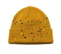 Cocila Knitted Hat Thick Soft Warm Without A Hood Suitable for Both Men and Women Hats Cold Proof Ear Caps Winter Thin Beanie Ladies Bobble Womens with Ears UK Silk Lined White Cream Women's