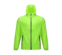Cocila Ladies Rain Jackets Waterproof Summer And Autumn Men Women'S Lightweight Windproof Clothing With Fluorescent Zippers (Green, Xxxxxl) Womens Long Coats Hood For Women Uk Jacket Black