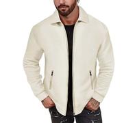 Cocila Lightening Deal Of Day Classic Car Jacket Top Lapel Zipper Jacket Long Sleeve Tops Fashion Casual Jacket Mens Leather Jackets 4Xl Lightweight Summer Jacket Long Faux Leath Clearance Bargains