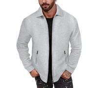 Cocila Lightning Deals Of The Day Classic Car Jacket Top Lapel Zipper Jacket Long Sleeve Tops Fashion Casual Jacket Mens Leather Jackets 4Xl Lightweight Summer Jacket Warehouse Clearance Uk Pallets