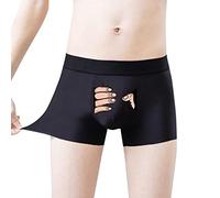 Cocila Lightning Deals Of The Day Long Leg Boxer Shorts Running Underpants Men Mens Ice Silk Underwear Mens Underpants Xxxl Pair Thieves Underwear Amazon Warehouse Clearance Uk Pallets Black