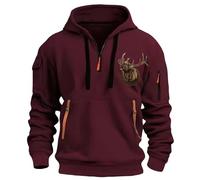 Cocila Lightning Deals Of The Day Mens Sweatshirts Spring and Autumn Half Zip Long Sleeve Hoodie Tops Fashion Outdoor Sweatshirt Activewear Shirt Running Jacket Pullover S Warehouse Deals Clearance