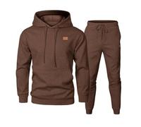 Cocila Lightning Deals Today Mens 2 Piece Tracksuit Outfits Long Sleeved Knit Pullover Sweatshirt Tracksuit & Joggers Sweatpants Casual Sweatsuit Sets with Pockets Suit Cl Warehouse Deals Clearance