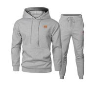 Cocila Lightning Deals Today Mens 2 Piece Tracksuit Outfits Long Sleeved Knit Pullover Sweatshirt Tracksuit & Joggers Sweatpants Casual Sweatsuit Sets with Pockets Suit Cl Warehouse Deals Clearance