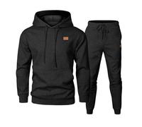 Cocila Lightning Deals Today Mens 2 Piece Tracksuit Outfits Long Sleeved Knit Pullover Sweatshirt Tracksuit & Joggers Sweatpants Casual Sweatsuit Sets with Pockets Suit Cl Warehouse Deals Clearance