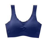 Cocila Limited Time Deals Front Fastening Strapless Bra Nursing Bra Fuller Bust Clear Sticky Bra Push Up Invisible Strapless Stick Bra Racerback Sports Bra Amazon Outlet Clearance UK Overstock Blue