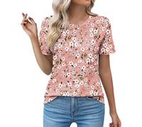 Cocila Limited Time Deals Ladies Black Short Sleeve Top Plus Size White Blouse Party Tops for Women Short Sleeve T Shirts for Women UK White Cami Tops for Women UK Warehouse Deals Clearance