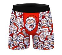 Cocila Limited Time Deals Mens Light Underwear Testicular Support Underwear Long Leg Boxer Shorts Valentines Underwear Man Mens Underwear Amazon Mens Xmas Underpants Sale Clearance 1P Watermelon Red