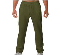 Cocila Loose Fit Trousers Men Casual Cargo for UK Baggy Joggers Mens Slim Stretch Combats Army Pants Cotton Work Male Linen Green Cargos Chinos Regular Short Leg Westace Lounge Formal Jeans