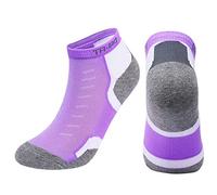 Cocila Men Women Middle Canister Movement Towel Cotton Breathable Badminton Walking Hiking Socks (Purple, M) Trainer Ladies Bamboo Womens 4-7 For Warm Soft Top Cute Thick White Novelty Multipack