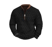 Cocila Men'S Casual Fashion Loose 3D Printed Button Long Sleeve Sweatshirt Teach (Black, Xxxxxl) Junmerss For Men Xxxl Hoodies Winter+Jackets+For+Men Snowman Christmas Junmers Full Zip Hoodie