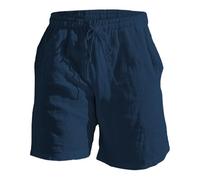 Cocila Men's Casual Loose Solid Color Five Minute Cotton and Linen Shorts House Bedroom (Navy, XL) Jogging Pants Mens Trousers Blue Men Cargo Black Corduroy Work Combat Pull On Fit Rugby Jeans