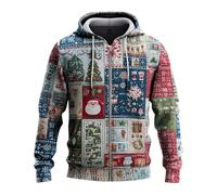 Cocila Mens Christmas Jumpers Love In Merry And Oh Come Let Us Him Shirts Sweatshirts Plain (Mint Green, Xxxl) For Men Sweatshirt Uk Gifts Jumper 2025 Tops Casual Smart Zip Up Hoodie Linen