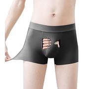 Cocila Mens Everyday Boxer Shorts Mens Ice Silk Underwear Funny Creative Personality Funny Cute Breathable Boyshort. Emf Blocking Underwear Gym Shorts Men 3 Pack