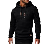 Cocila Men'S Fashion Spring And Autumn Casual Long Sleeve Button Lapel Three Piece Plaid Printed Sweatshirt Blank (Black, M) Brown Hoodie Mens Men'S+Sweatshirts Red Christmas Junmers Tracksuit