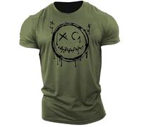 Cocila Men's Graphic Cotton Blend T Shirt Casual Short Sleeve Comfortable Outdoor Street Summer Fashion Designer Clothing Plain Shirts Men Collared UK