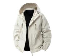 Cocila Men'S Plus Size Trendy Casual Top Hooded All Loose Strap Solid Color Windproof Snowboard Men Moncler Jacket Winter Parka Mens Coat Faux Fur Coats Lumberjack Trench Jackets Wool Pea And