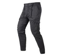 Cocila Men's Solid Colour Trousers Casual Sports Slim Fit House 6 (Grey, XXL) Men Combat Zip Off Cargo Mens Hunting 3/4 Trouser Golf Fishing for White Cargos Military Pants Work Camo Corduroy